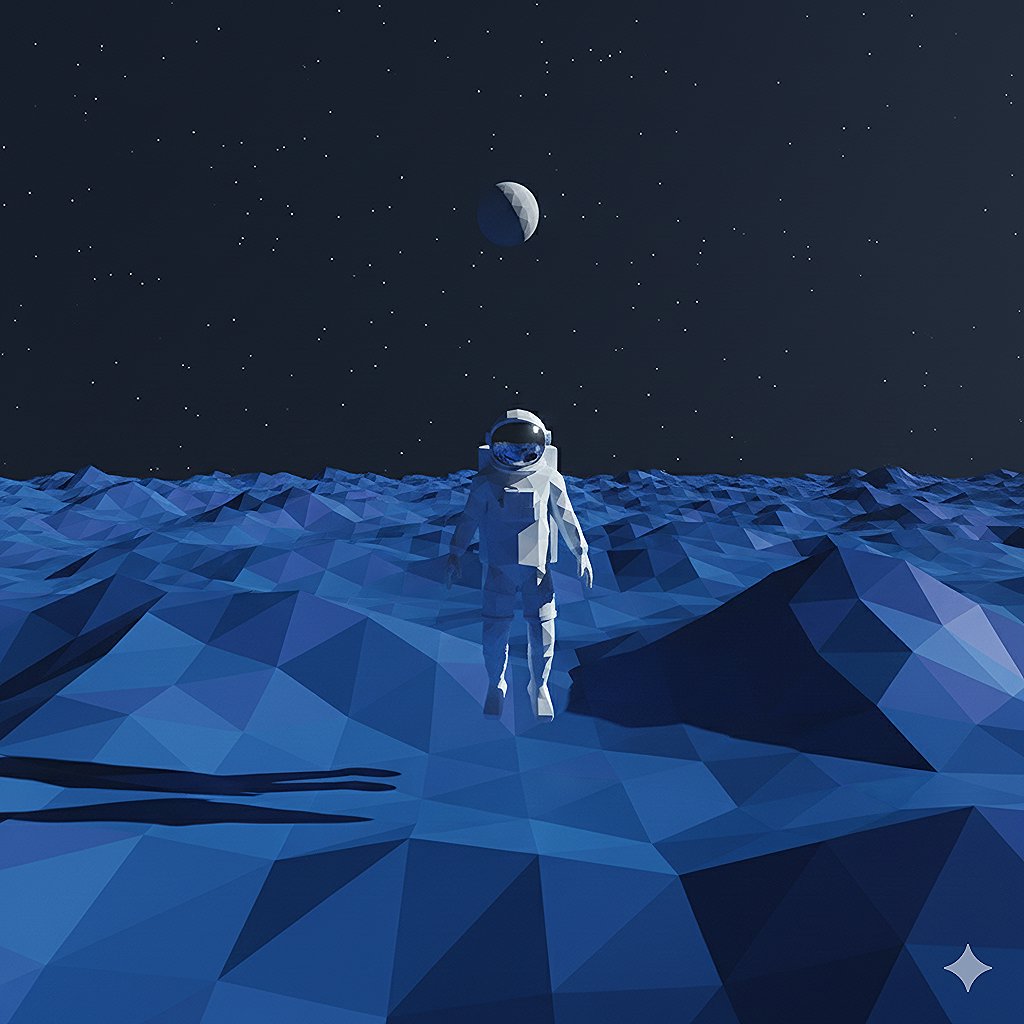 Surreal Low-Poly Minimalism